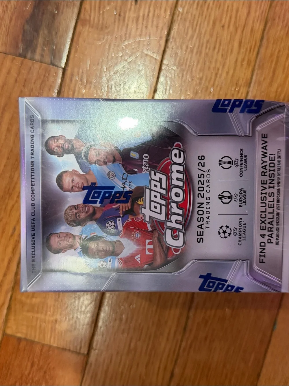 Topps Chrome Pack - Silver and Blue Holo